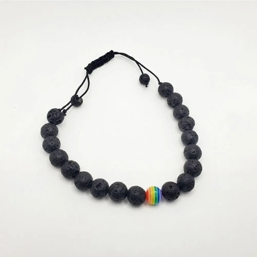 Hand Crafted Adjustable Pride Bracelet